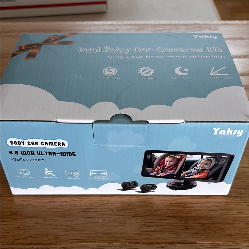 Yakry Dual Baby Car Camera Kit